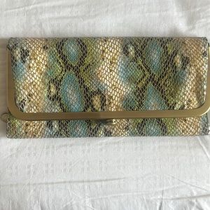 EUC HOBO Lauren clutch/wallet in Garden Snake Print